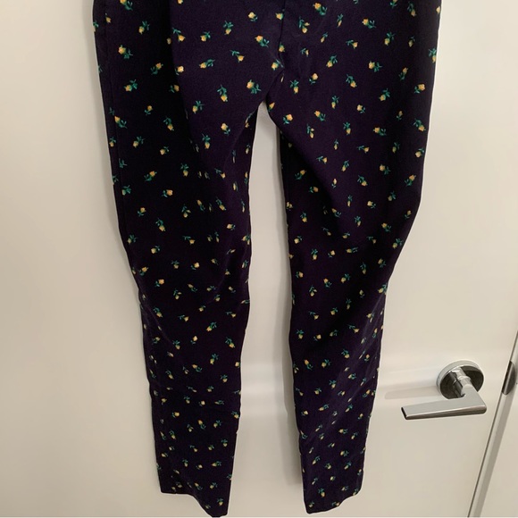 F21 Floral Navy Blue Trousers - Picture 5 of 7